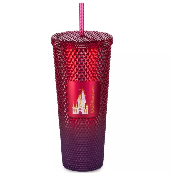 Walt Disney World Geometric Starbucks Tumbler with Straw - Picture 3 of 3